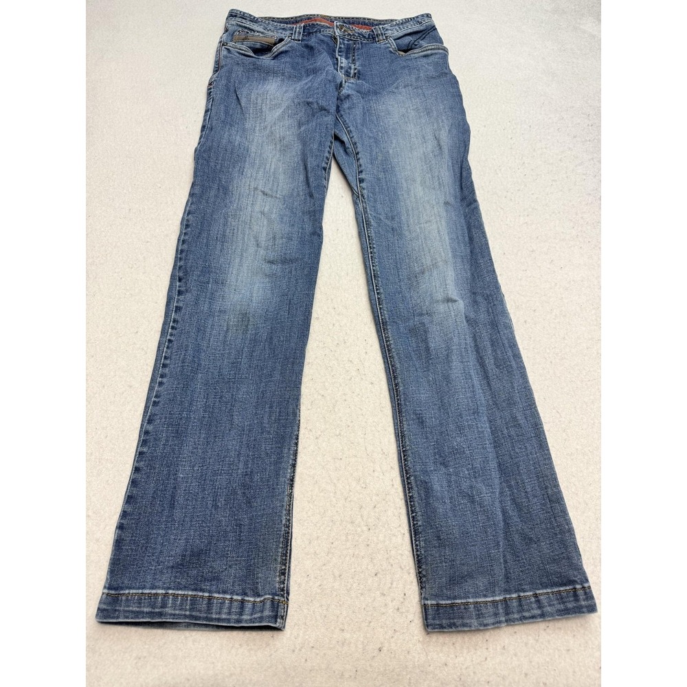 PrAna Jeans Mens 30x32 Blue Straight Stretch Denim Medium Wash Casual Pants